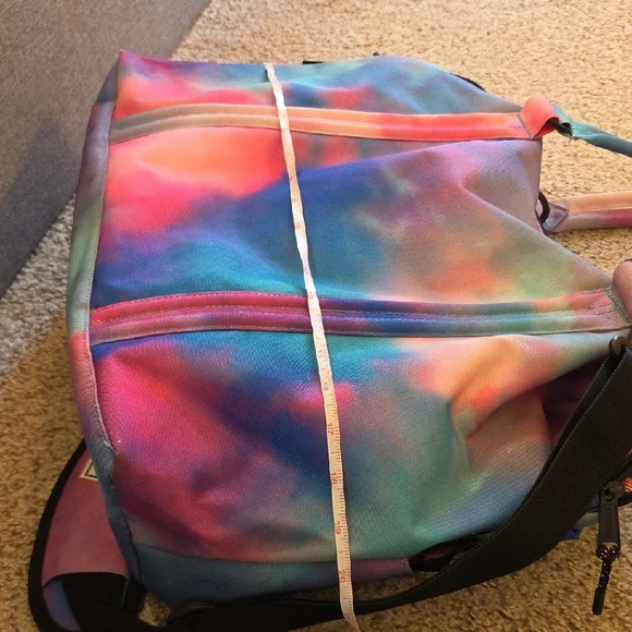 Herschel Supply Company Tie-Dye Pink & Blue Travel Duffel - Picture 4 of 12